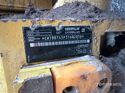 2019 Cat 745 Camión Dumper Articulado