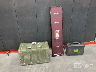 (1) World Clock, (1) Portable Aspirator, (1) Dental Light Set & Assorted Items