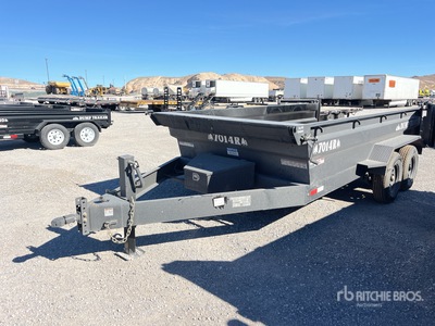 2026 Industrias America 7014R 14 ft T/A Nutzkippanhänger