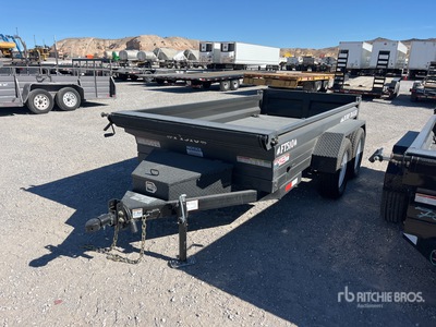 2026 Industrias America FT510 10 ft T/A Dump Utility Trailer