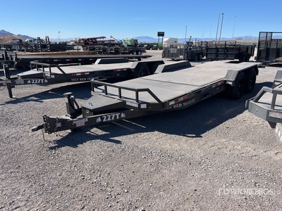 2026 Industrias America 227T 22 ft T/A Tilt Deck Trailer