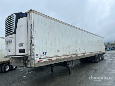 2018 Utility 53 ft x 102 in Tri/A Refrigerated Trailer