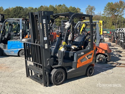 2019 Doosan GC25S-9 4600 lb Cushion Tire Forklift