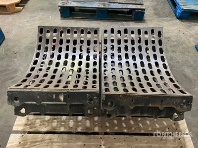 Quantity of (4) Slotted Combine Dreschkorb - Fits Case IH 8120