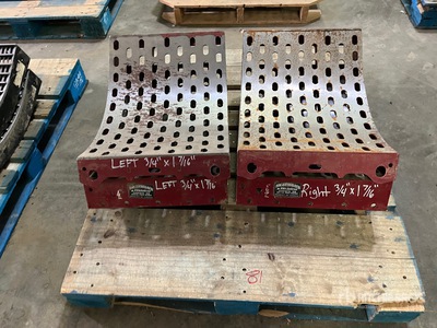 Quantity of (4) Slotted Combine Dreschkorb - Fits Case IH 8120
