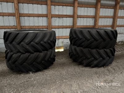 Quantity of (4) Michelin 650/65R38 Tires - Fits Case IH SPX 4260