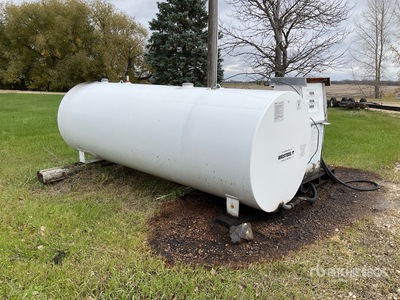 2020 Westeel 1000 gal Skid Mounted Steel Diesel Fuel Tank