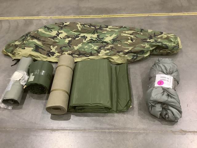 (48) Sleeping Bags, (20) Self-Inflating Sleeping Mats & Assorted Items (48) Sleeping Bags, (20) Self-Inflating Sleeping Mats & Assorted Items