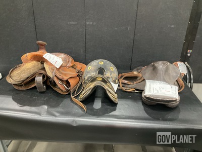 (8) Assorted Riding Saddles