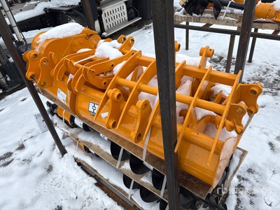 Quantity of (8) 2025 GIYI VCA-8 Mini Excavator Attachments - Fits Cat 301 (Unused)