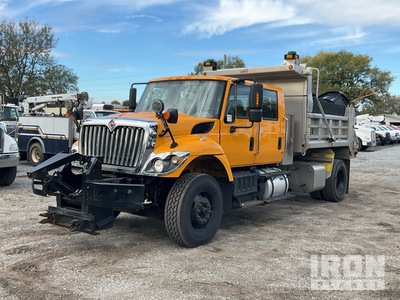 2018 International 7400 4x2 Crew Cab 2-Achs Kipper-Lkw
