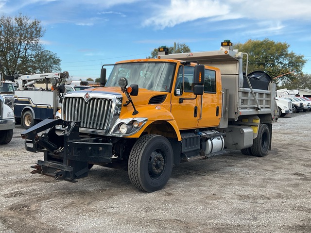2018 International 7400 4x2 Crew Cab S/A Dump Truck