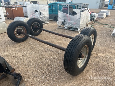 Quantity of (2) 3500lbs Trailer محور