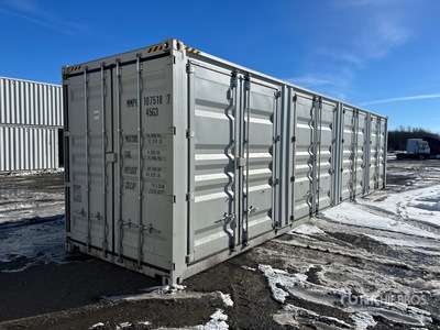 2025 40 ft High Cube Multi-Door حاويات تخزين