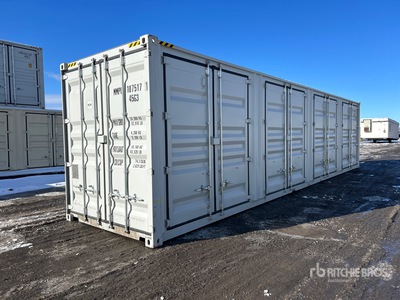 2025 40 ft High Cube Multi-Door Storage Container