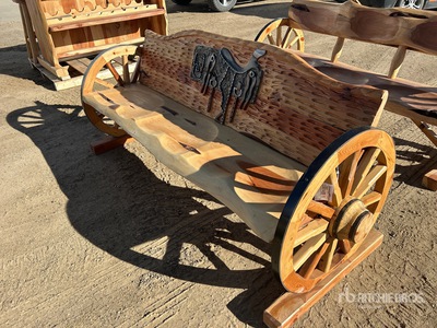 Wooden Saddle Design 3 Person Bench Varios, tienda, almacen, consumidor
