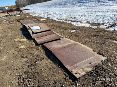 4 ft x 41 ft (0.5 in Thick) Placche in metallo