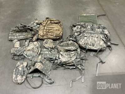 (6) Large Field Pack Sets, (2) Medium Rucksacks & Assorted Items