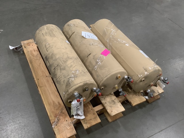 (3) Navistar Defense 3821439C91 Primary Air Tanks
