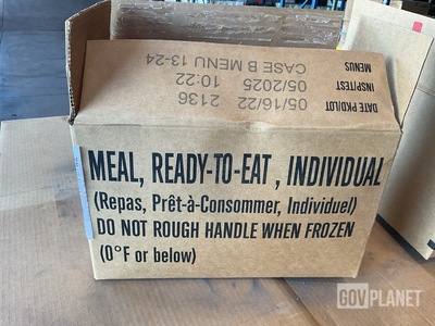 (48) Boxes of The Wornick Company Meals Ready-To-Eat