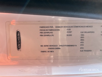 2021 Freightliner M2 6x4 Camion de Volteo / T/A Dump Truck