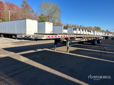 2016 Manac 10248B0B9 48 ft T/A Flatbed Trailer