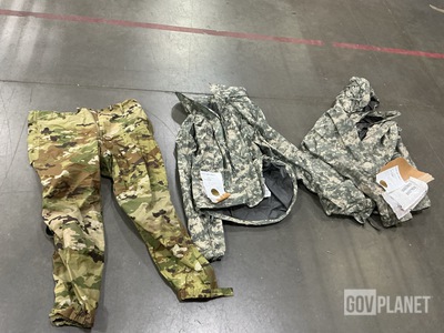 (52) Wet Weather Jackets & (21) Pairs of Extreme Cold Weather Trousers