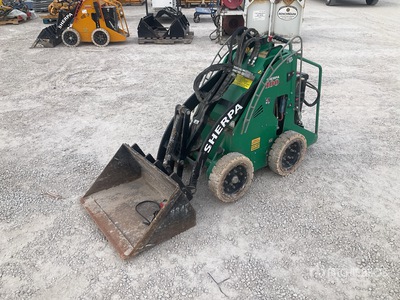 2019 SHERPA ECO100 Mini 24v Electric Chargeuse à direction à glissement