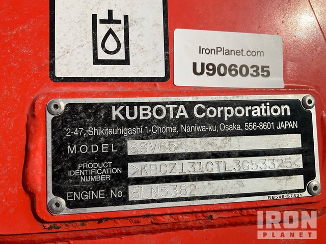 MINI CARGADOR SOBRE RUEDAS 2020 KUBOTA SSV65