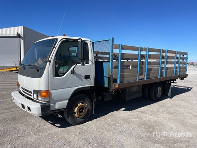 2005 Isuzu NPR 4x2 Flatbed Truck
