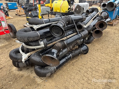 Quantity of (14) Smoke Extractor Arms/Necks ادوات صناعية متنوعة