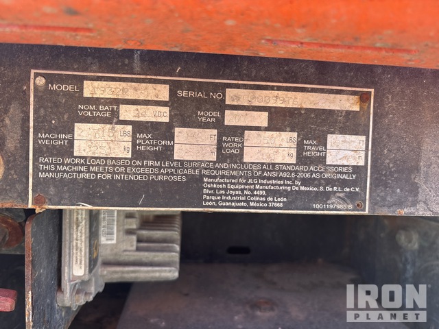 ELEVADOR TIJERA 2017 JLG 1932R