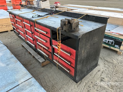 10 ft 19-Drawer Workbench