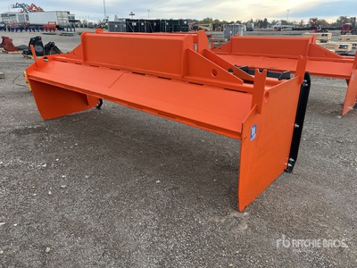 2025 Kit Containers BA-SP-STE-12 141 in Skid Steer Snow Pusher (Unused)