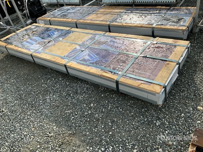 Quantity of (200) 10ft X 3ft 6,000 SQFT Black Steel Siding Roofing (Unused)
