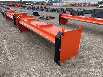 2025 Kit Containers QT-SP-10-23-PB 117 in Skid Steer Snow Pusher (Unused)