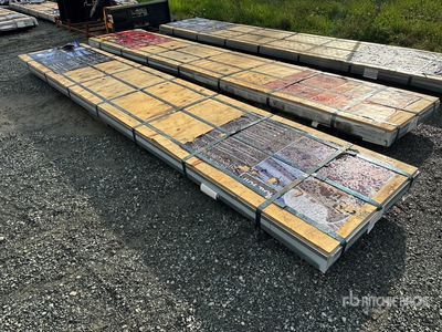 Quantity of (125) 16ft X 3ft 6,000 SQFT Black Steel Siding Roofing (Unused)