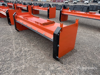 2025 Kit Containers QT-SP-8-23-PB 92 in Skid Steer Snow Pusher (Unused)