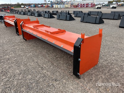 2025 Kit Containers QT-SP-10-23-PB 117 in Skid Steer Snow Pusher (Unused)