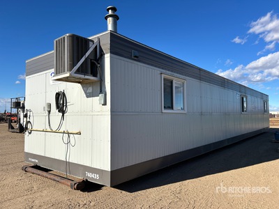 2013 SRI COM-0195 60 ft x 12 ft Skid-Mounted Mobile Office