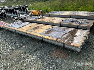 Quantity of (150) 12ft X 3ft 5,400 SQFT White Steel Siding Roofing (Unused)