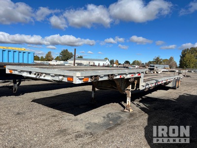 2004 Reinke REINKE T/A A-Train Lead T/A 50' 6" Gooseneck flat bed Varios remolque