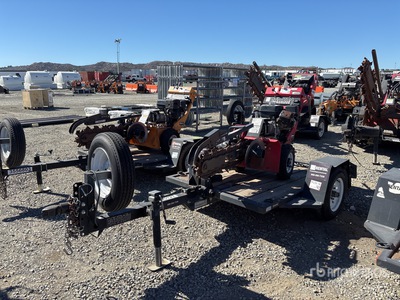 Barreto Walk Behind Trencher w/ Barreto Trailer