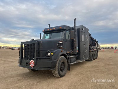 2013 Westech on 2013 Freightliner Coronado 122 8x6 Combination Wash/ Vacuum Tanker Truck