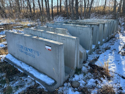 Quantity of (11) Concrete Barriera