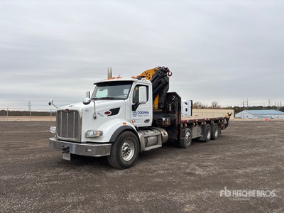 2018 Copma 9590 lb Knuckle Boom on 2019 Peterbilt 567 8x4 Boom Truck