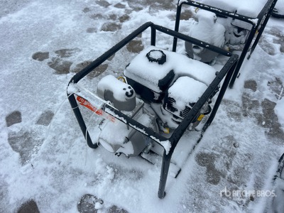 2022 Tsurumi TE3-80HA Skid-Mounted Water Pump