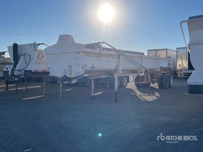 1996 Lufkin 38 ft T/A End Dump Trailer