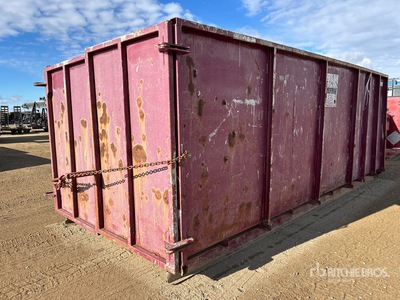 Skid Mounted Garbage Roll-Off Container