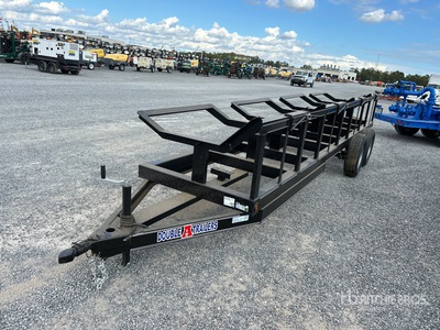 2026 Double A 4820T 7000 lb 20 ft x 4 ft T/A Bale Mover (Unused)